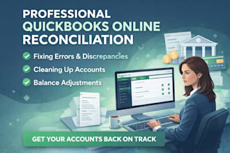 fix quickbooks reconciliation errors and match bank balances