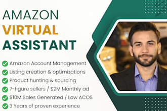 be your expert amazon virtual assistant VA fba