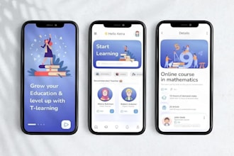 develop e learning app, educational app, kid learning app, online tutor app