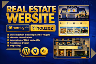 build real estate website with houzez idx mls wordpress, homey, houzez website