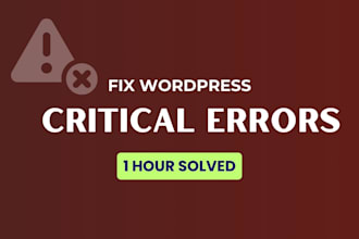 fix wordpress error, wp admin issue and malware removal fast