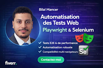 automate your website using playwright , selenium