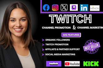 promote your twitch channel to real viewers for affiliate growth