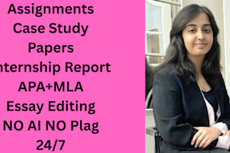 help you write assignments, case study, and internship reports apa papers
