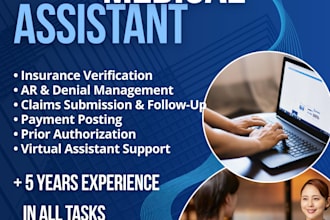 be your executive virtual assistant, general VA personal assistant, social media