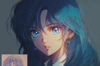 draw anime and manga illustrations