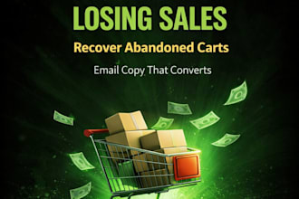 write high converting abandoned cart email sequences that recover lost sales