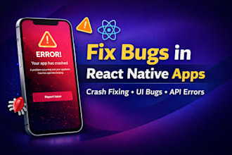 fix bugs in your react native mobile app