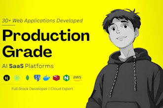 production grade ai saas platform using next and mern or pern stack