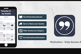 develop ai coaching app, motivation app, daily quote app, goal app