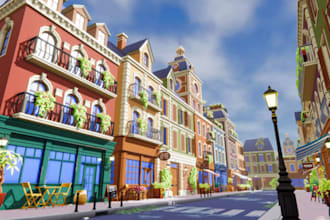 build low poly roblox map roblox builder roblox model 3d environment in blender