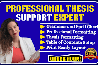 edit, design, and format word document, thesis, report, article, proposals