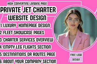 private jet charter website aviation website design  empty leg flight website