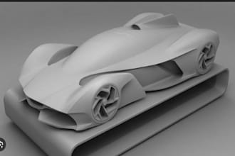 design 3d vehicle model photo realistic 3d car rendering for 3d printing or game