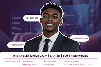 do airtable crm database automation expert made come n8n ai automation zapier