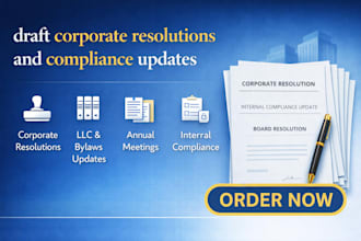 draft corporate and board resolutions, share issuance and ein documents