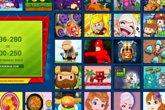 develop arcade HTML game portal website and app,crash game website, crypto games