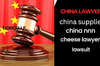 be your china lawyer for contracts, legal advice and business law