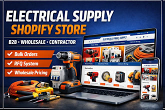 build electrical supply website contractor supply power tools equipment store