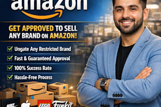 provide amazon brand and category approval for sellers