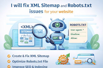 fix XML sitemap and robots txt issues for your website