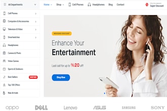 design wix electronic store website gadget store website tech gadget website