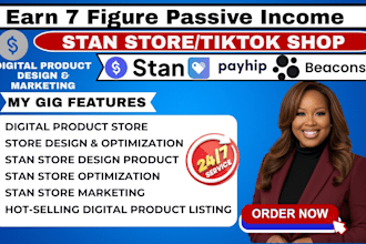 setup stan store marketing tiktok shop beacon ai gumroad payhip