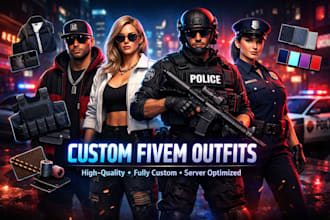 create fully iced optimise and game ready fivem chain kuttes for clothing fivem