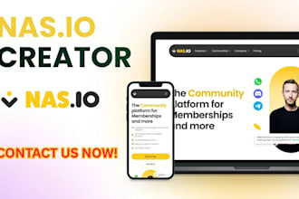 set up and customize your nasio community, page, and funnel that converts