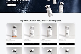 professional biotechnology websites peptides, sarms, and biomedical research