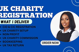 register UK charity as cio with charity commission, fundraising, cic or UK ltd