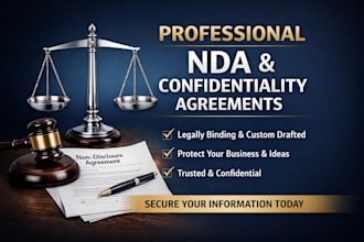 draft a legally binding nda or confidentiality agreement