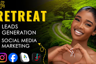 qualified converting retreat lead spritual retreat lead marketing facebook ads