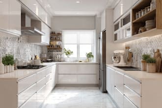 create a premium modular kitchen interior design