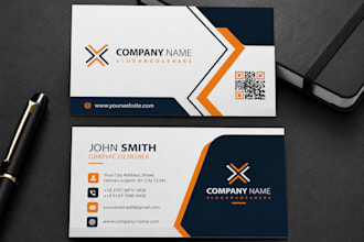 design a professional modern business card