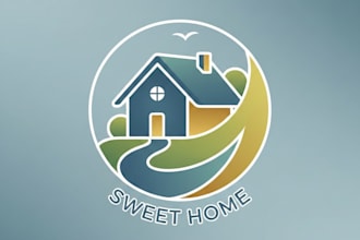 design a modern and professional home logo for your brand