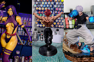 sculpt 3d model 3d print and paint 3d miniature sclpture warhammer 40k painting