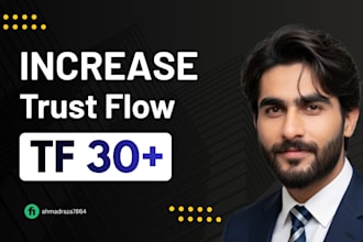 increase majestic trust flow tf 30 plus