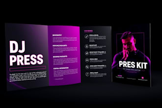 do animated epk, media kit, press kit, influencer media kit, brand kit, dj epk