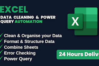 clean messy excel data and automate it with power query