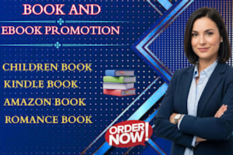 book promotion  christian, fantasy, children comic or ebook marketing