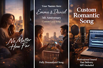 create a romantic personalized song for your anniversary