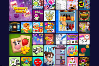 create best online arcade game website with 1000 game,monetized with ads for ads
