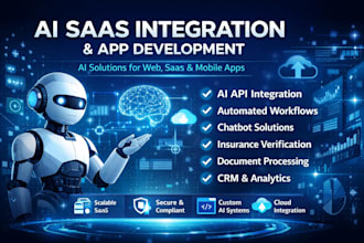 develop saas ai web integration, ai app integration system