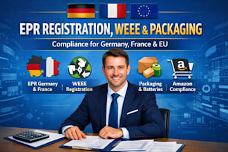 do epr registration, weee and packaging compliance for germany, france and eu