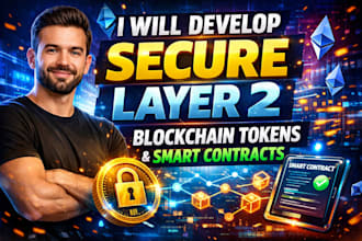 develop secure layer 2 blockchain tokens and smart contracts