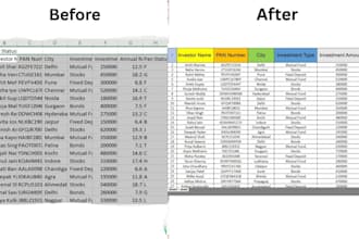 convert PDF to excel bank statement to excel and format data