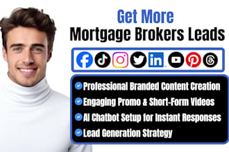 grow your mortgage broker insurance social media to generate qualified leads