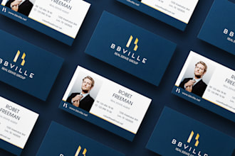 provide professional real estate business card design