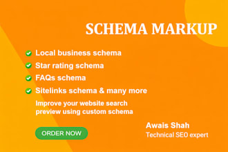 set up schema markups, rich snippets, and gsc sitemaps